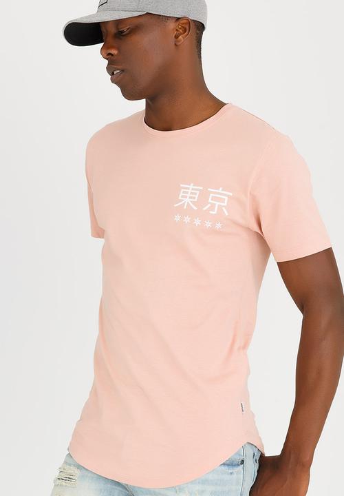 Only & Sons - Bruce Longy O-Neck Tee Pale Pink