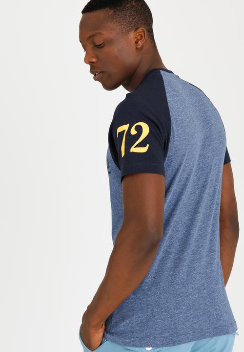 Brave Soul - Antonio Printed Tee Blue
