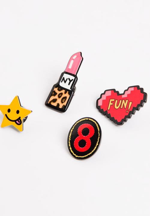 Pop Candy - Cool Girl Brooches Multi-colour