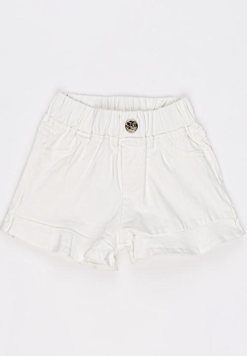 Pop Candy - Girls Shorts White