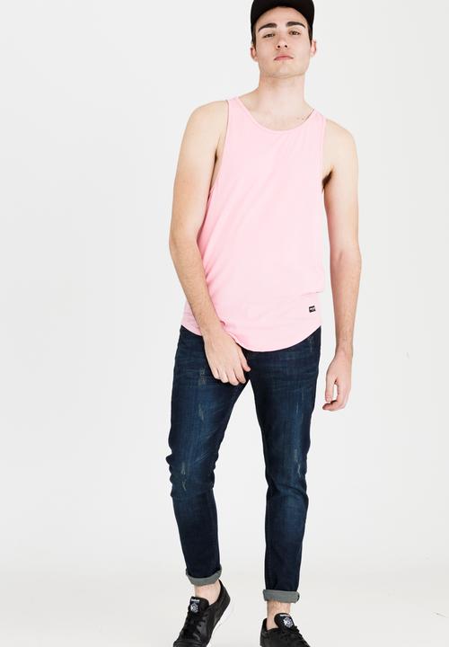 Only & Sons - Matty Longy Tank Top Pale Pink