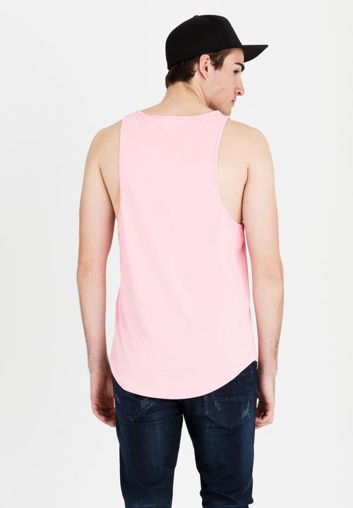Only & Sons - Matty Longy Tank Top Pale Pink
