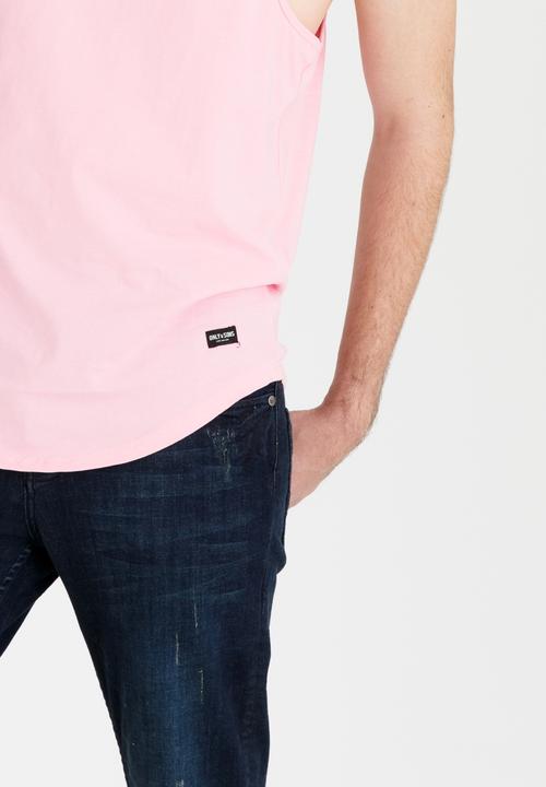Only & Sons - Matty Longy Tank Top Pale Pink