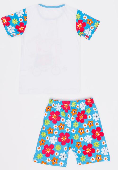 Pop Candy - Printed PJ Set Multi-colour
