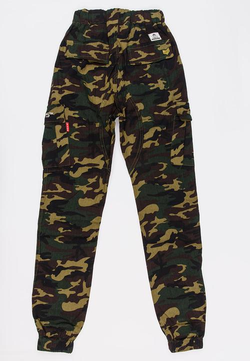 Pop Candy - Camo Joggers Multi-colour