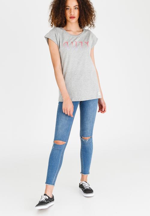 Lizzy - Jennifer Ladies Basic Tee Pale Grey