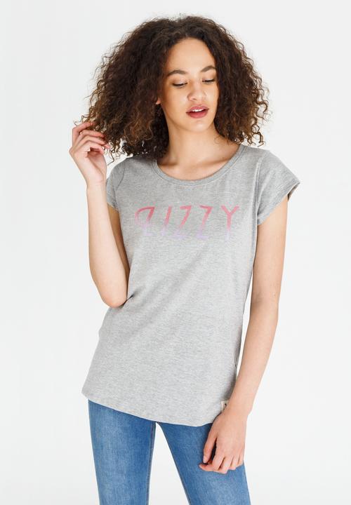 Lizzy - Jennifer Ladies Basic Tee Pale Grey