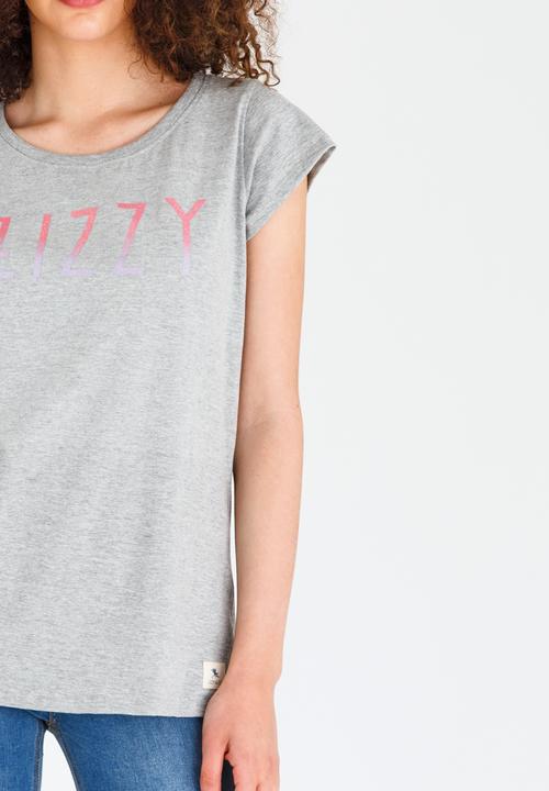 Lizzy - Jennifer Ladies Basic Tee Pale Grey