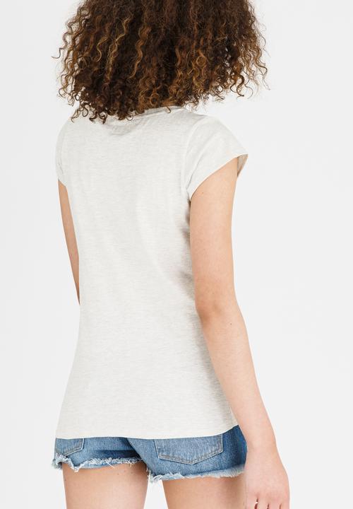 Lizzy - Jennifer Ladies Basic Tee Cream