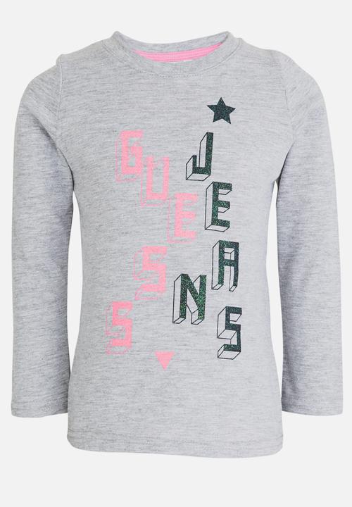 GUESS - L/S Guess Jeans Tee Grey