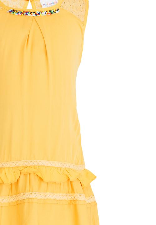 Pop Candy - Drop Waist Dress Yellow