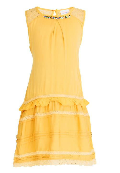 Pop Candy - Drop Waist Dress Yellow