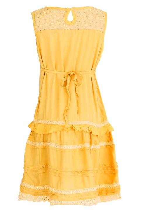 Pop Candy - Drop Waist Dress Yellow