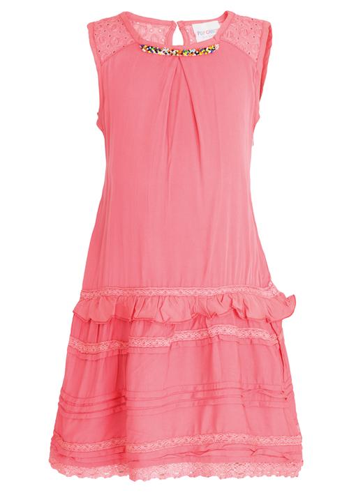Pop Candy - Drop Waist Dress Cerise Pink