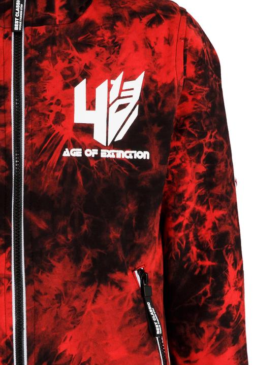 Pop Candy - Printed Hoodie Red