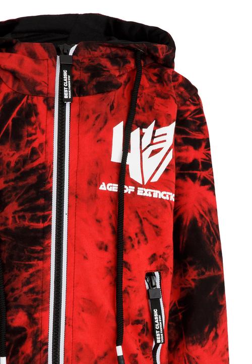 Pop Candy - Printed Hoodie Red