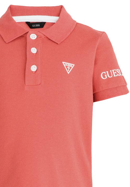 GUESS - S/S Basic Polo Orange