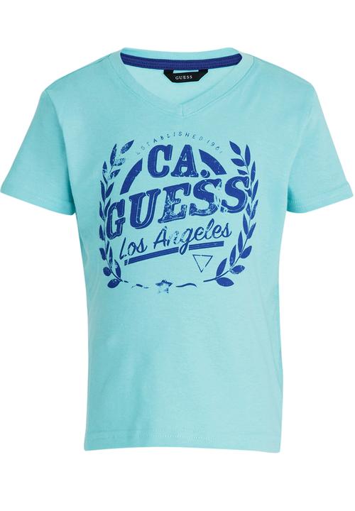 GUESS - S/S Wreath Tee Blue