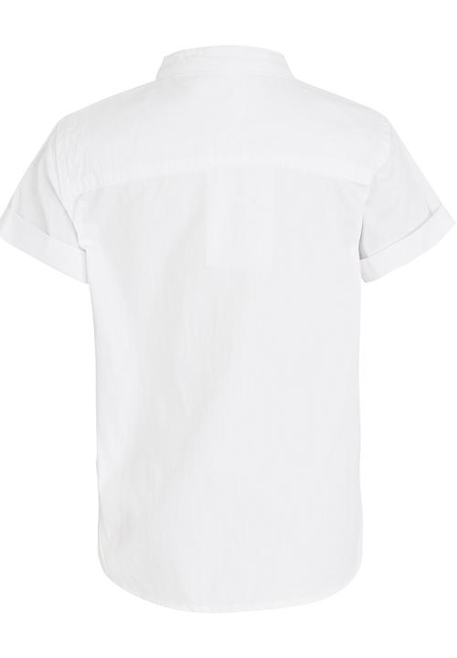 Pop Candy - Button Through Shirts White