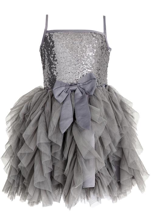Pop Candy - Combo Party Dress Silver