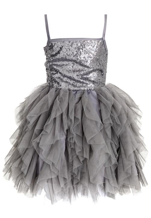 Pop Candy - Combo Party Dress Silver