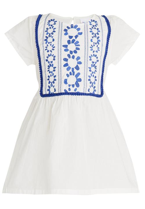 Pop Candy - Embroidered Dress White