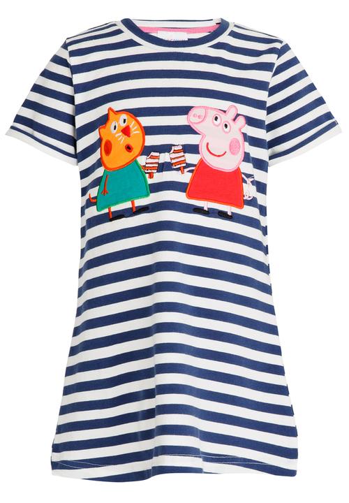 Pop Candy - Printed Stripe Dress Multi-colour
