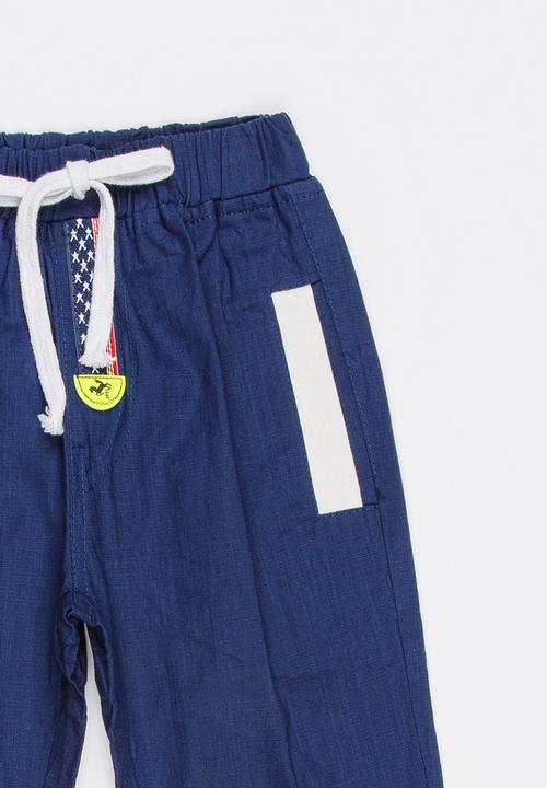 Pop Candy - Cropped Joggers Navy