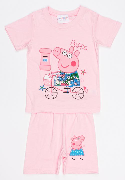 Pop Candy - Printed PJ Set Pale Pink