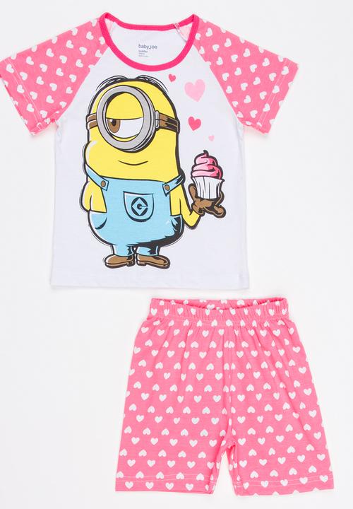 Pop Candy - Printed PJ Set Mid Pink