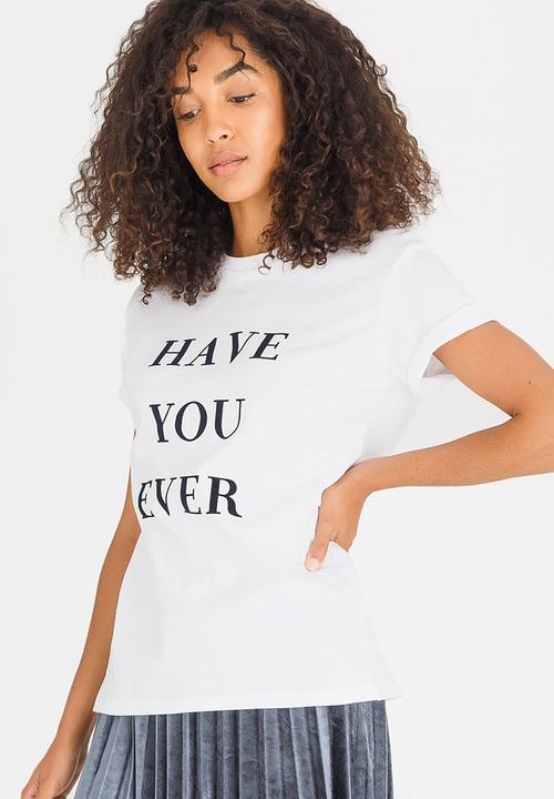 Mevrou & Co - Have You Ever Tee White