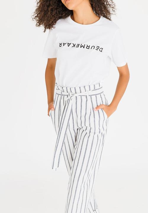 Mevrou & Co - Deurmekaar Tee White
