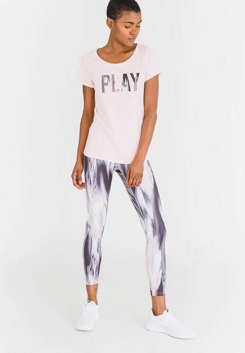 ONLY Play - Mici Regular Short Sleeve Tee Pale Pink