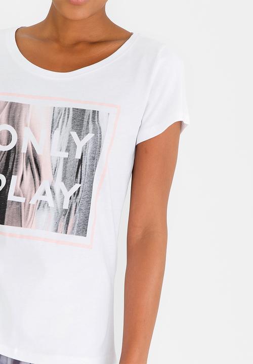 ONLY Play - Mici Regular Short Sleeve Tee White