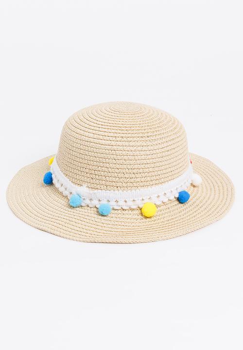 Pop Candy - Girls Summer Hat White