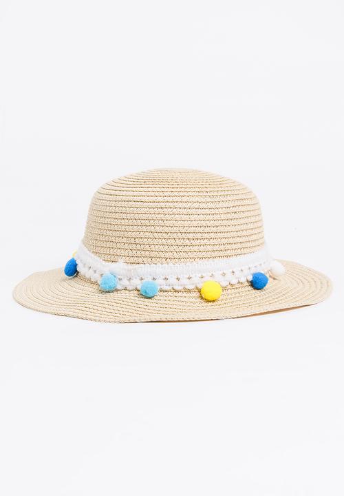 Pop Candy - Girls Summer Hat White