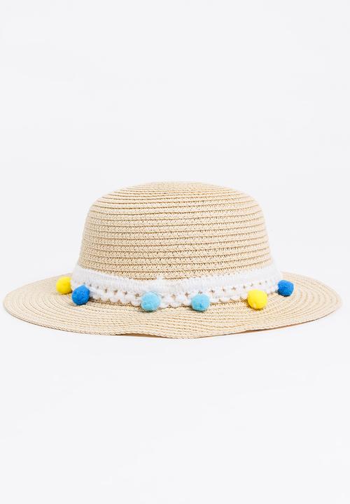 Pop Candy - Girls Summer Hat White