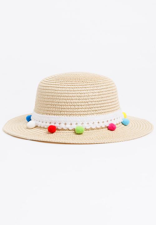 Pop Candy - Girls Summer Hat White