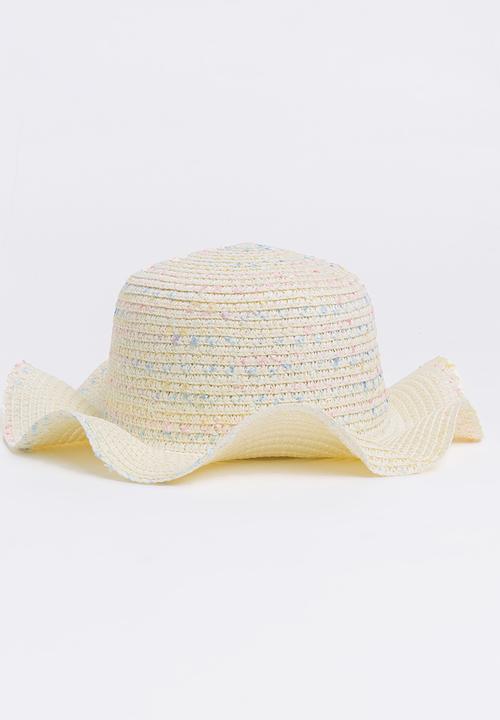 Pop Candy - Girls Summer Hat White