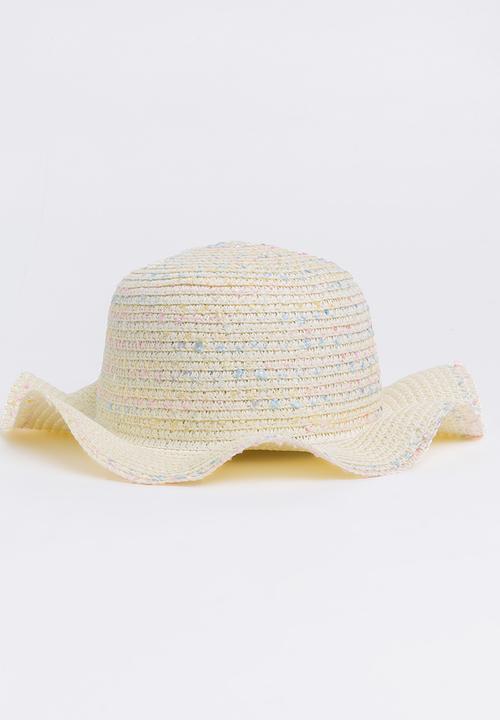 Pop Candy - Girls Summer Hat White