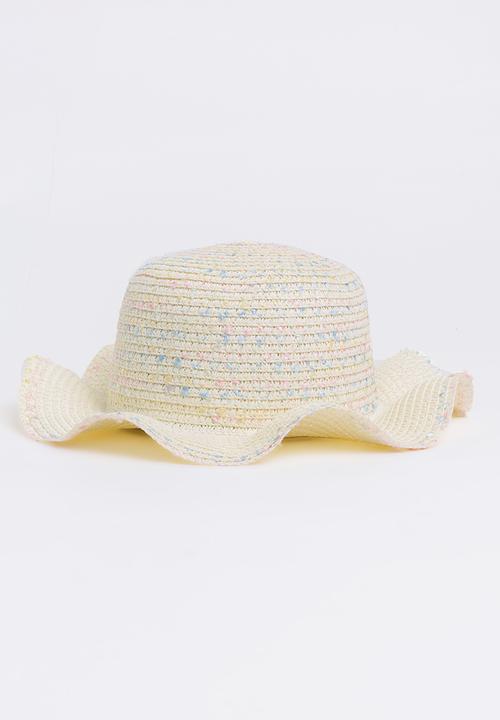 Pop Candy - Girls Summer Hat White