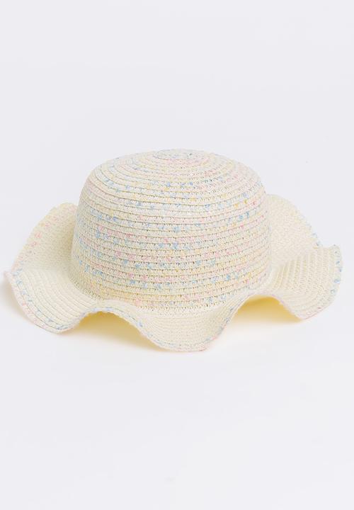 Pop Candy - Girls Summer Hat White