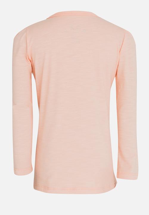 Roxy - In the tropics printed tee - peach