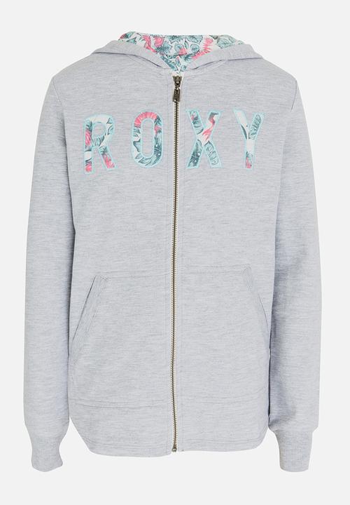 Roxy - Teasing you zip thru hoodie - grey