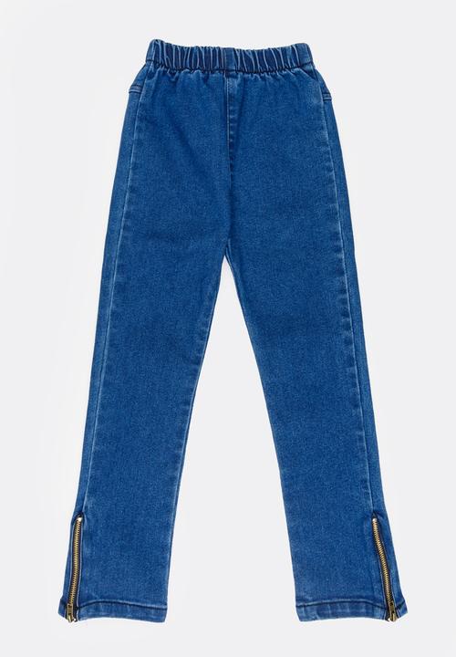 Pop Candy - Girls Skinny Jeans Mid Blue