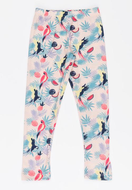 Roxy - Fine Feathers Printed Legging Multi-colour