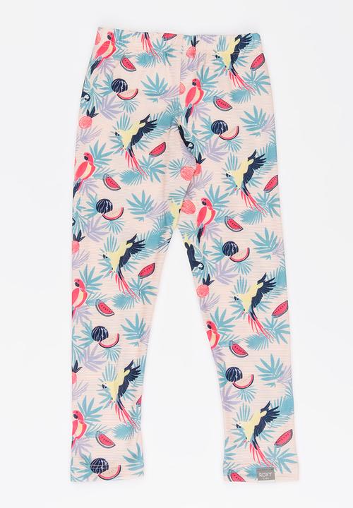 Roxy - Fine Feathers Printed Legging Multi-colour
