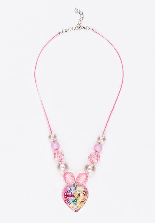 Character Fashion - Barbie Necklace Pale Pink