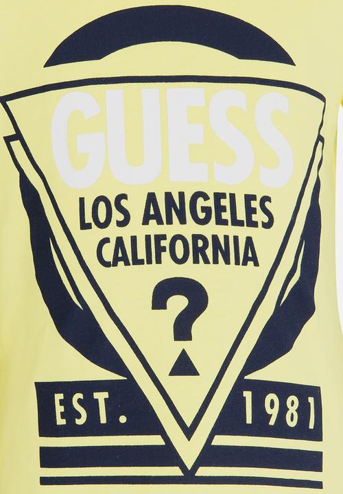 GUESS - Two Tri 1981 Tee Yellow