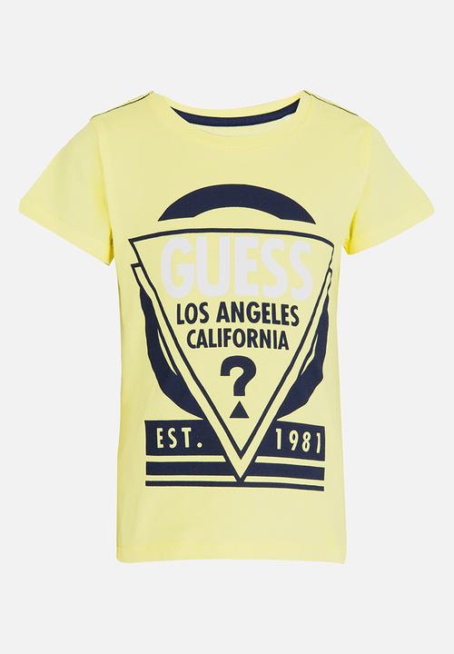 GUESS - Two Tri 1981 Tee Yellow